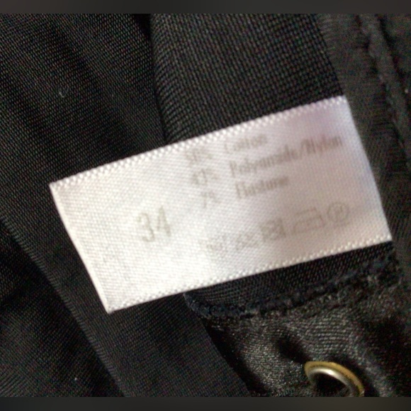 Wolford biker trousers, lace up sides, size 34 - Picture 8 of 10